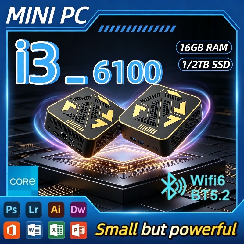 Pc Gaming I3 - Potente Sistema de Juegos Mini Intel