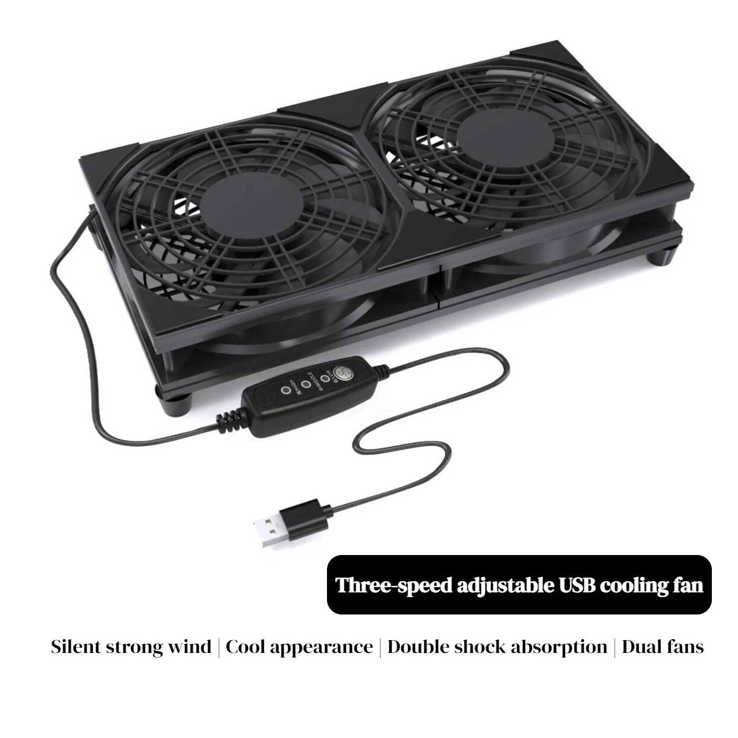 Pc Gaming Ff - Ventilador de Refrigeración USB Dual con