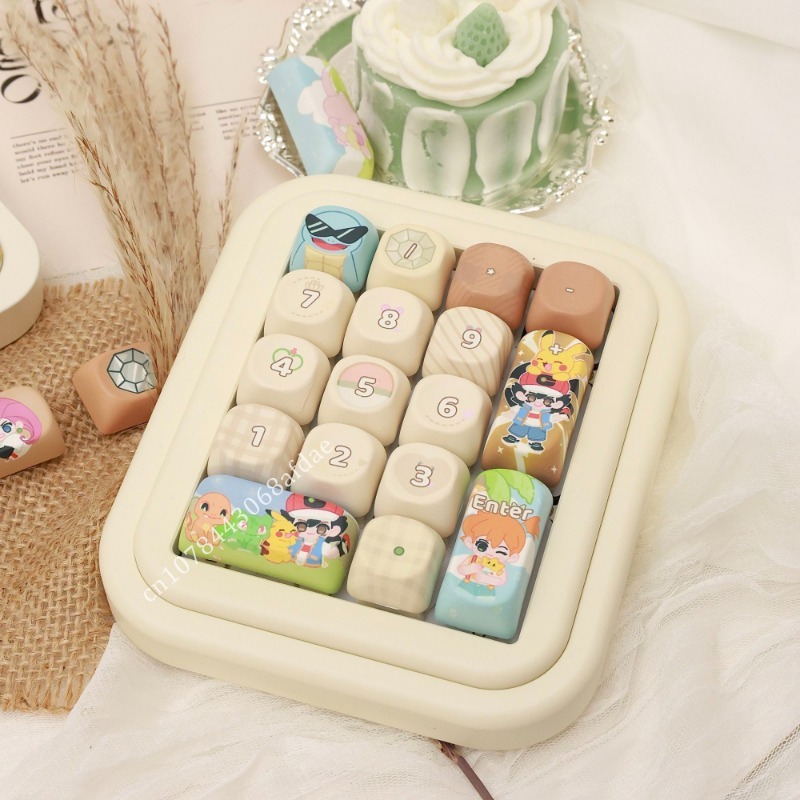 Custom Keycaps - Teclas de Anime Pokemon, altura MOA,