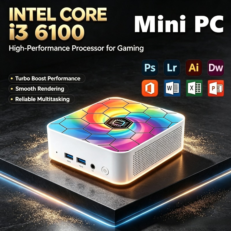 Pc Gaming I3 - Core i3-6100, 16 GB de RAM,