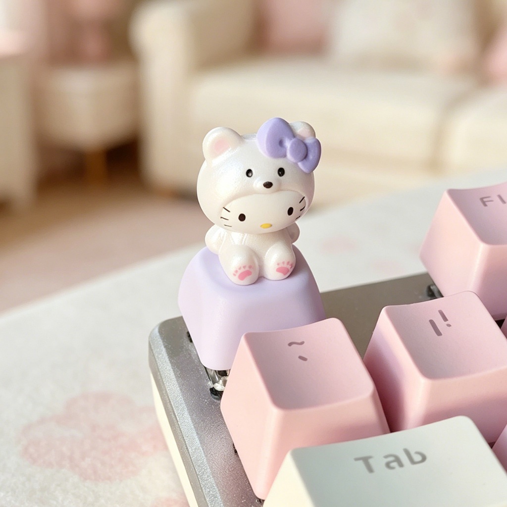 Teclas Kawaii Sanrios, Tecla E - Custom Keycaps reseña y precio