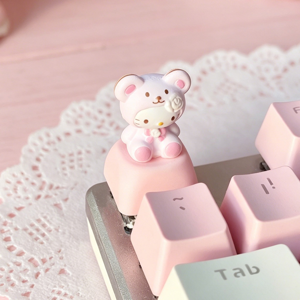 Teclas Kawaii Sanrios, Tecla E - Custom Keycaps reseña y precio