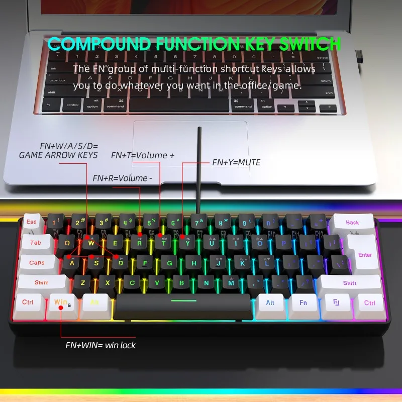Kit de Teclado y Ratón para Ju - Pc Gaming Set reseña y precio