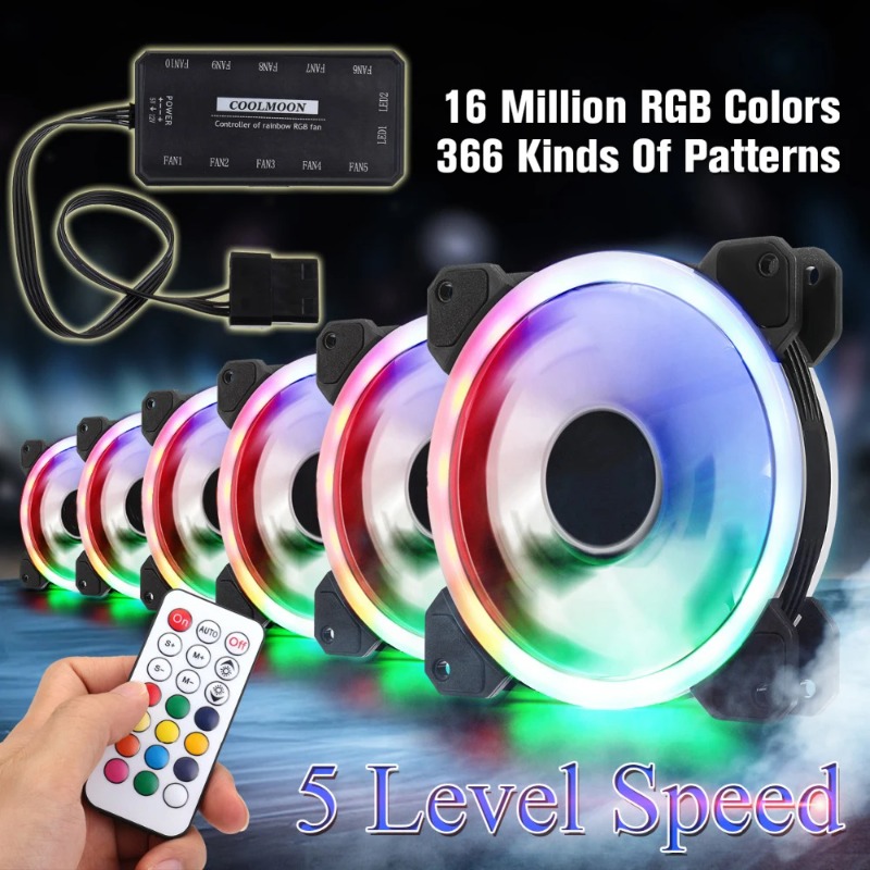 Ventilador de PC RGB Silencios - Pc Gaming Ff reseña y precio