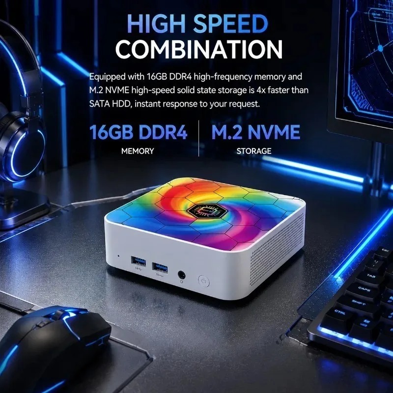 Potente Mini PC Portátil para  - Pc Gaming I3 reseña y precio