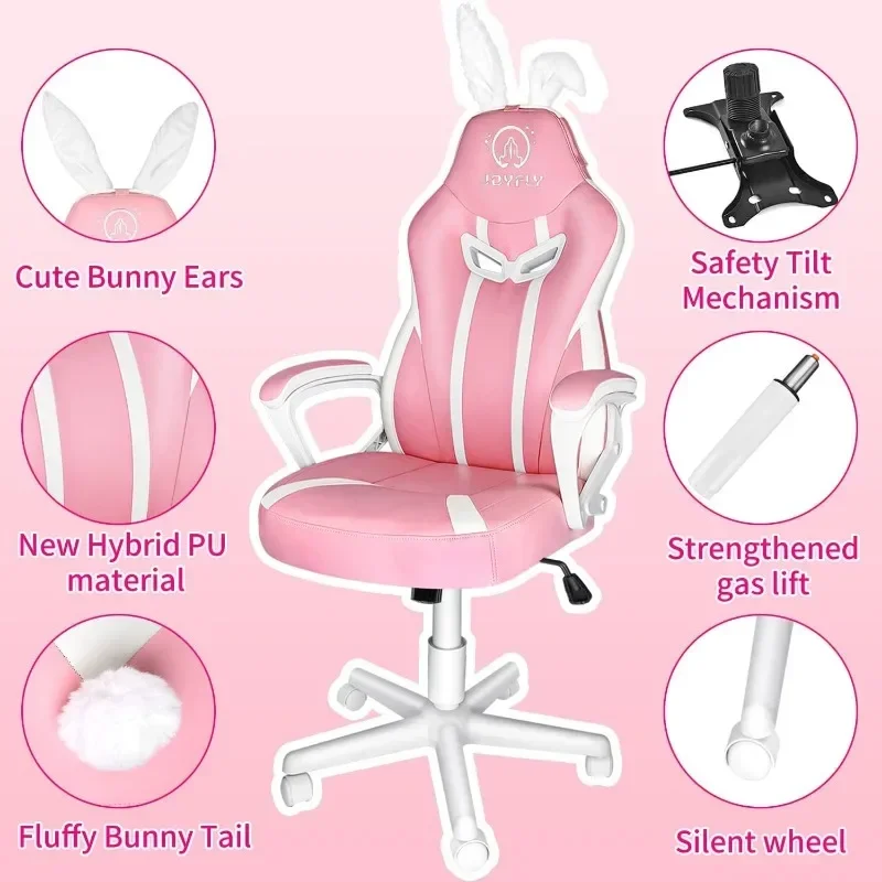 v Silla de juegos para niños,  - Pc Gaming Girl reseña y precio