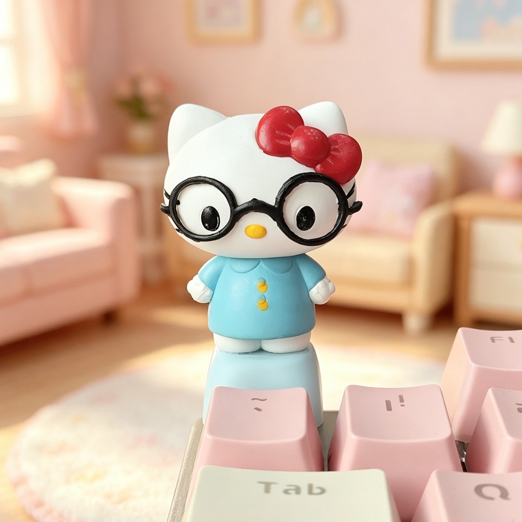 Bonito teclado 3D de Hello Kit - Custom Keycaps reseña y precio