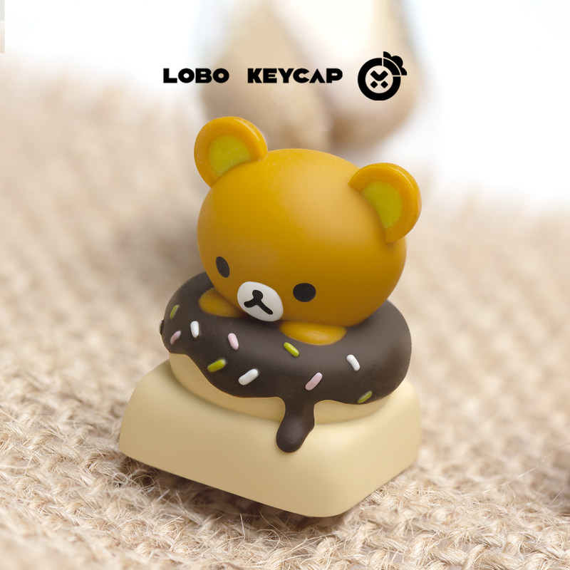 Linda Tecla de Resina Rilakkum - Custom Keycaps reseña y precio