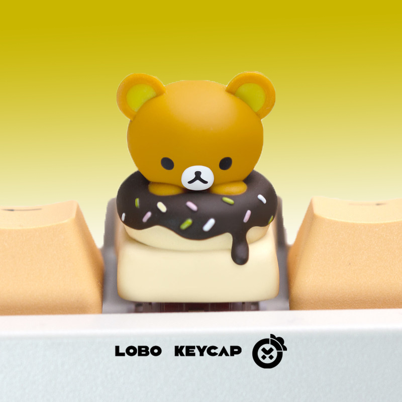 Linda Tecla de Resina Rilakkum - Custom Keycaps reseña y precio