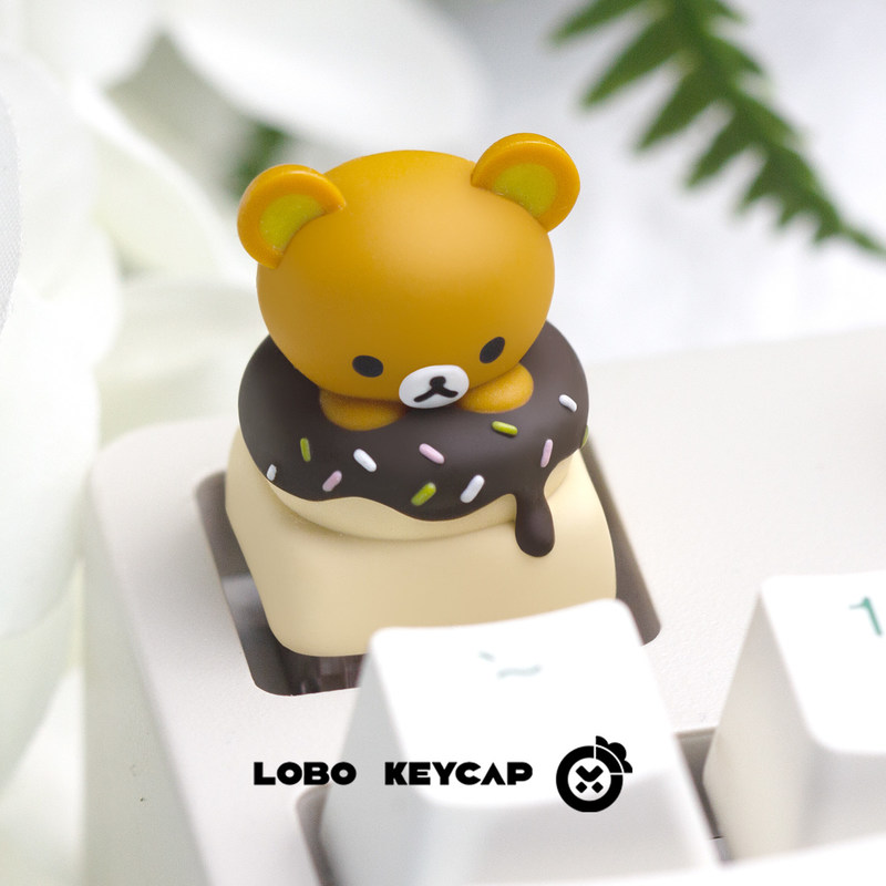 Linda Tecla de Resina Rilakkum - Custom Keycaps reseña y precio