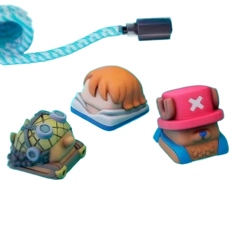 One Piece Chopper Nami anime d - Custom Keycaps reseña y precio