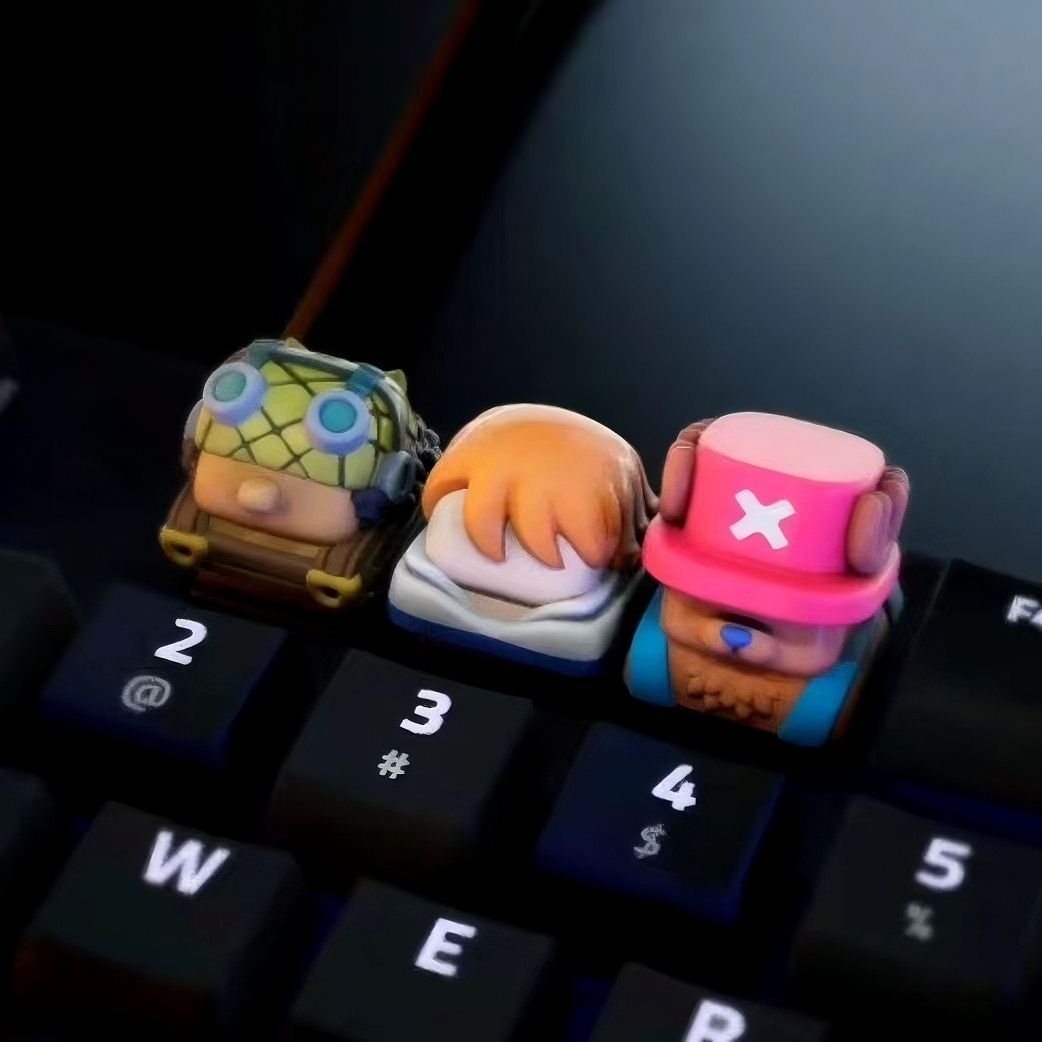 One Piece Chopper Nami anime d - Custom Keycaps reseña y precio
