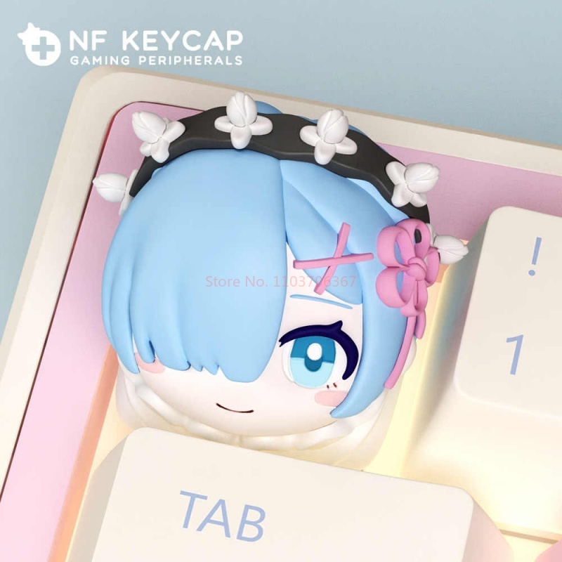 Rem Anime individualidad arte  - Custom Keycaps reseña y precio