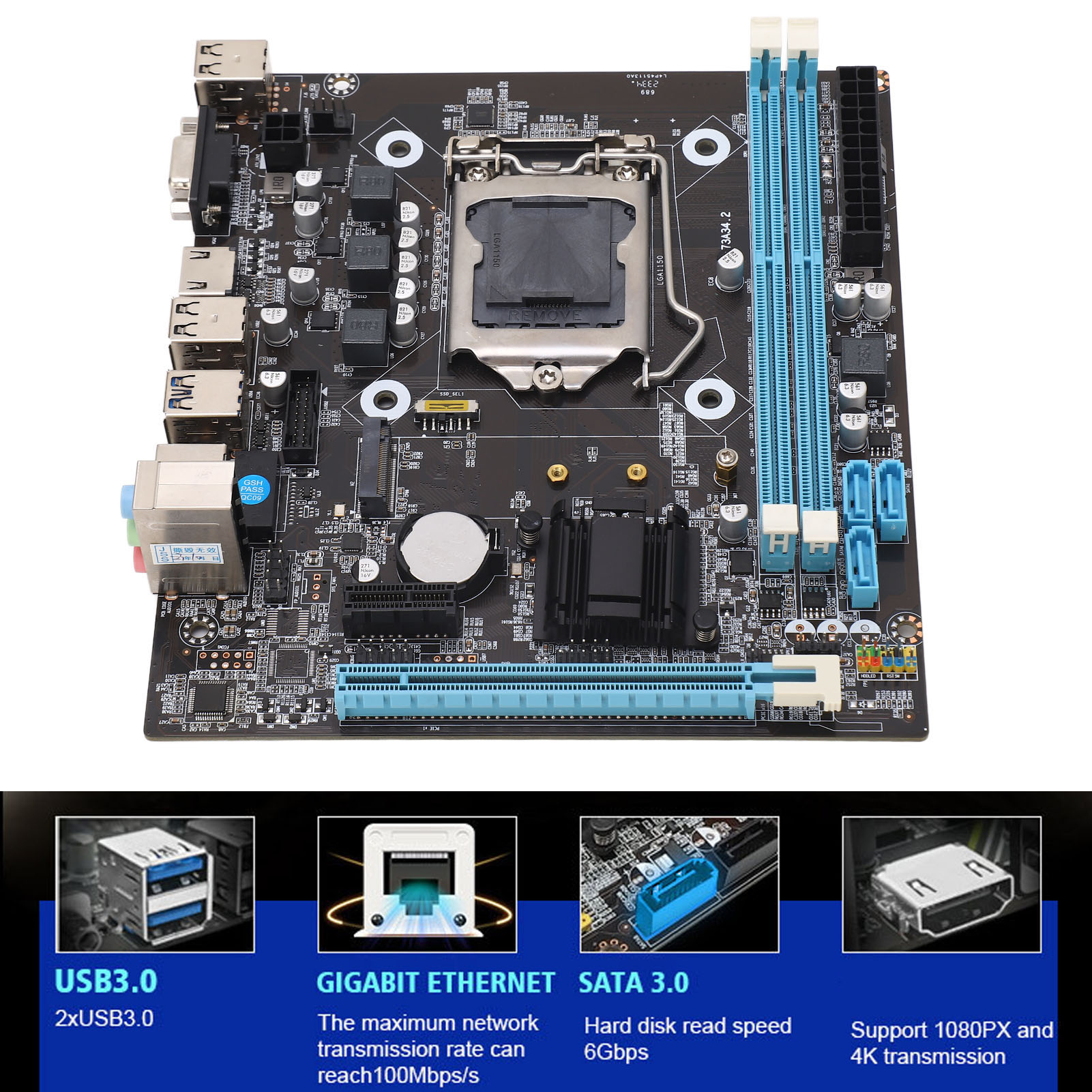 Placa base para juegos H81 de  - Pc Gaming I3 reseña y precio